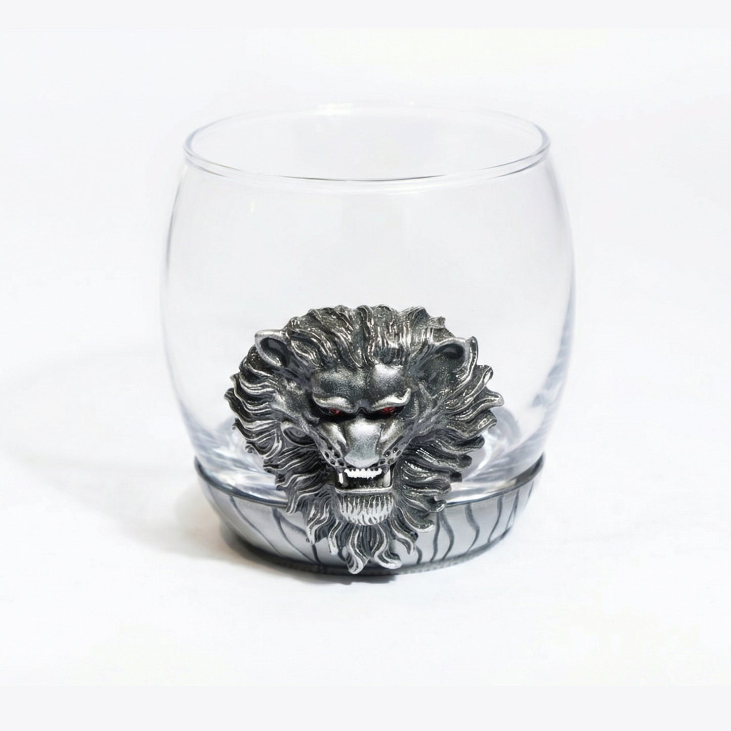 Lion Head Whiskey Glass Set – Set of 2   #2006