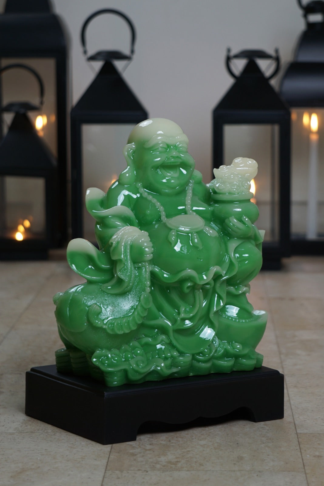 Laughing Buddha Decorative Idol